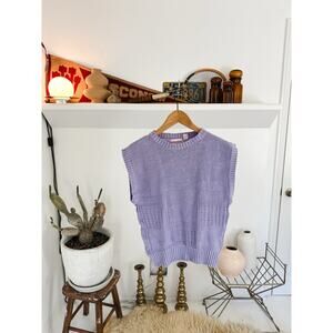 Vintage 90s Collections Knit Short Sleeve Sweater Large